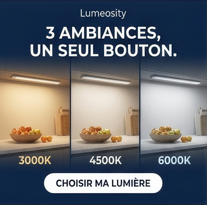 Réglette LED sans fil à détecteur de mouvements  — Lumeosity Light Pro™