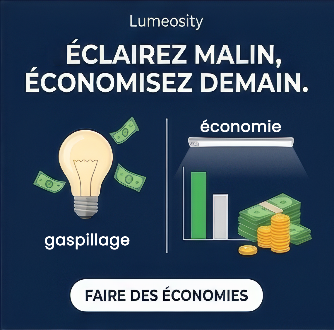 Réglette LED sans fil à détecteur de mouvements  — Lumeosity Light Pro™