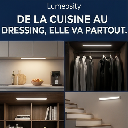 Réglette LED sans fil à détecteur de mouvements  — Lumeosity Light Pro™