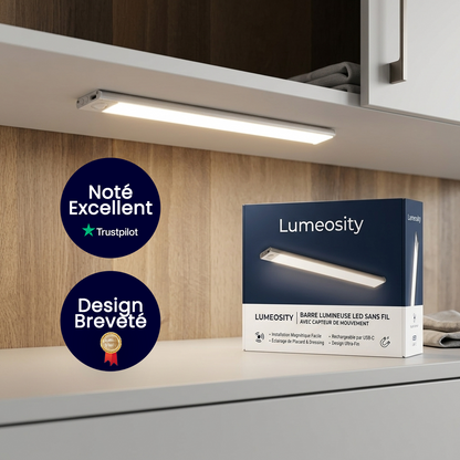 Réglette LED sans fil à détecteur de mouvements  — Lumeosity Light Pro™